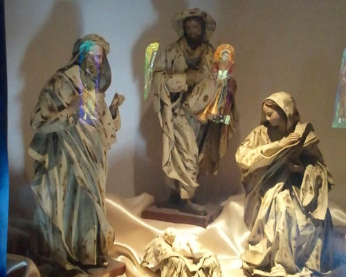 Exposition de Crèches église de  Greccio