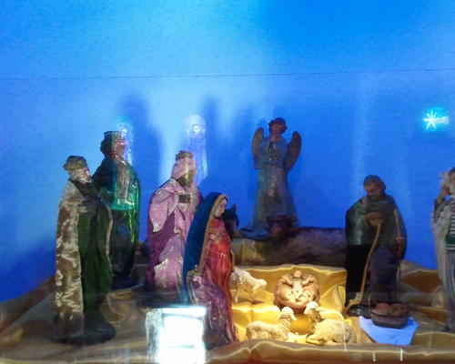 Exposition de Crèches église de  Greccio