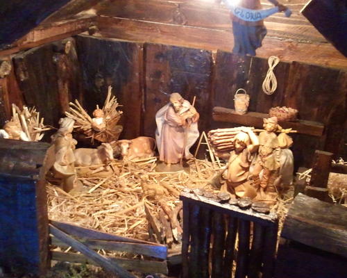 Exposition de Crèches église de  Greccio