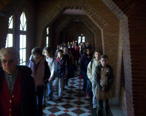 en route pour la chapelle