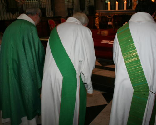 La fin de la messe