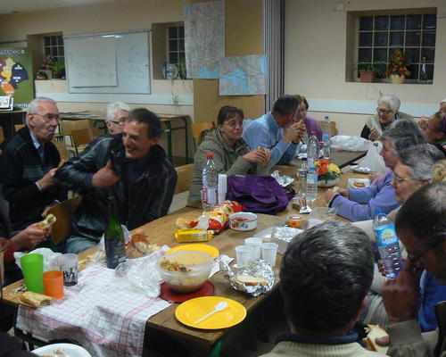 moment fraternel de partage