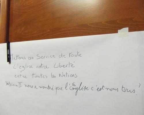 Nous étions invités à écrire....