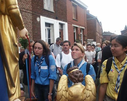 Prière de quelques cheftaines scoutes