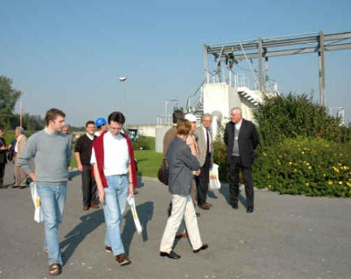 En visite