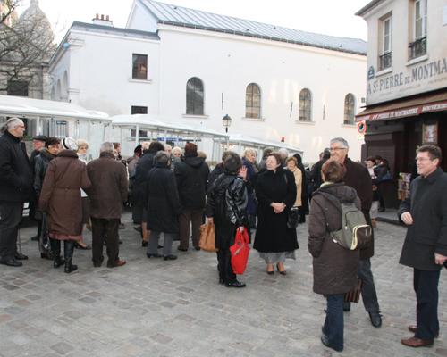 Arrivée non loin du Sacré Coeur