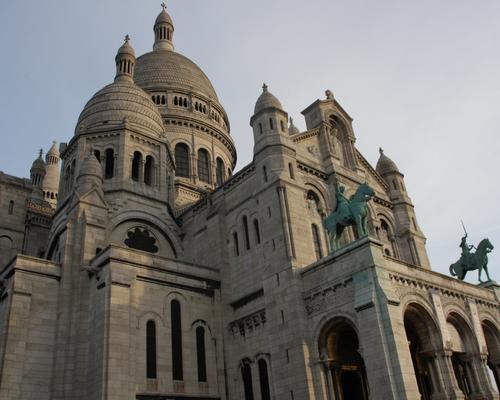 Devant le Sacré Coeur