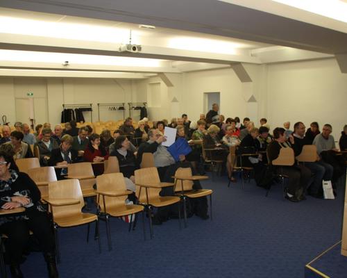 Installation pour la conférence