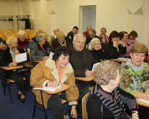 Durant la conférence...