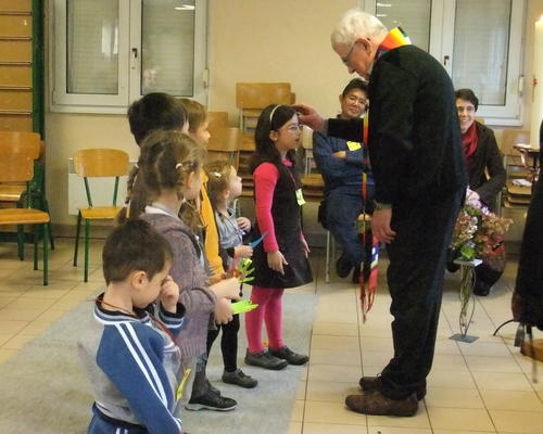 la bénédiction des enfants