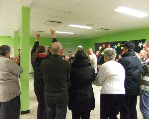 Après l'EFFORT de la farandole: le RECONFORT: un goûter est offert à TOUS