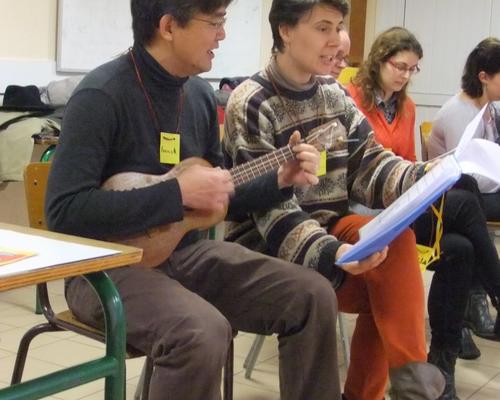Avec Yannick et Dominique, on chante: