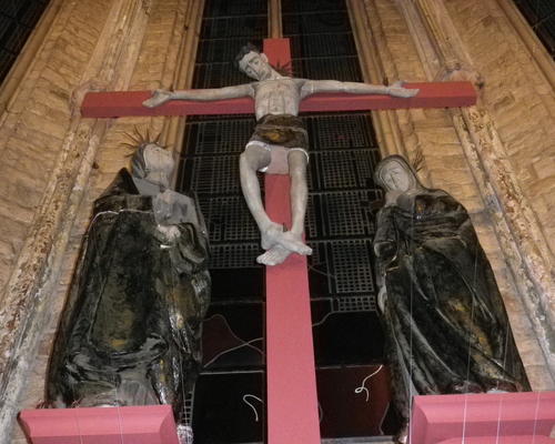 Le calvaire de l'abside