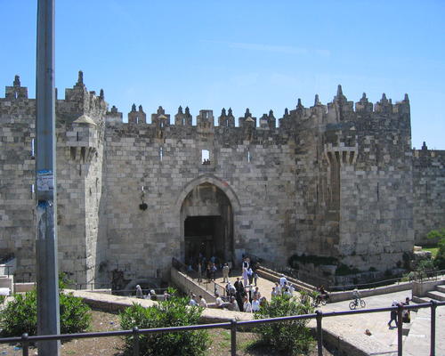 Jerusalem porte et remparts