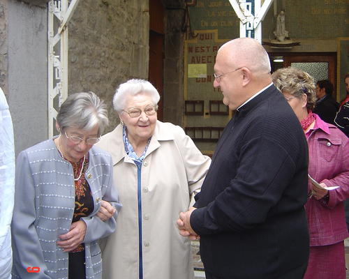 l'abbé Louchart et les soeurs de l'abbé Juste