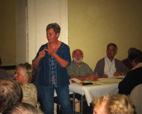 Bernadette, responsable de la Mission Ouvrière