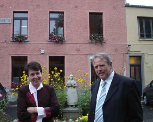 Accueil par M. et Mme Hautier