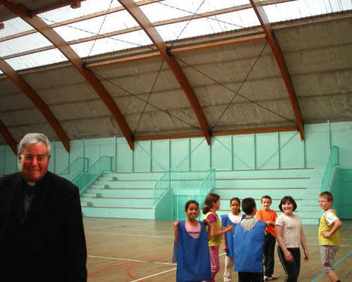 les enfants au basket