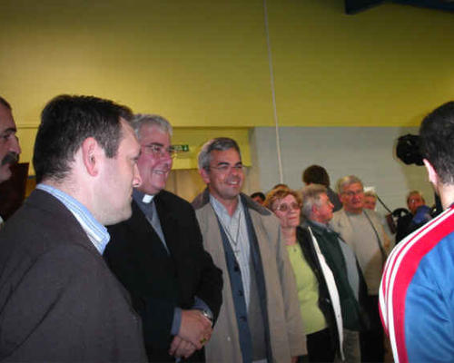 avec les entraineurs de boxe