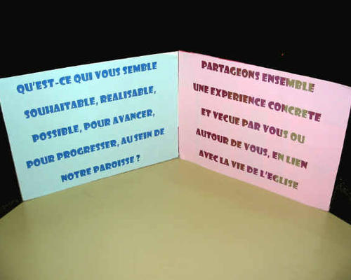 Echange avec la paroisse