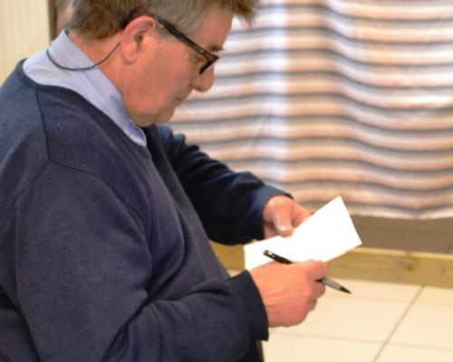 L'abbé Michel aussi fait son "stop carnet"