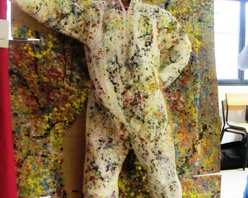 Un oeuvre  de Jackson Pollock nous envoie créer dans les divers ateliers