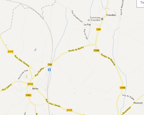 carte troisvilles