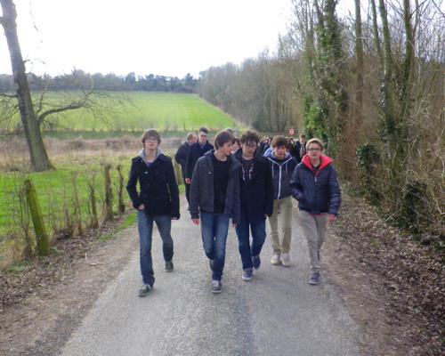 Pendant la balade, sur les petites routes rurales