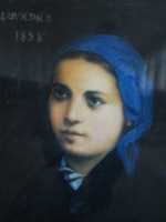 Bernadette à Lourdes