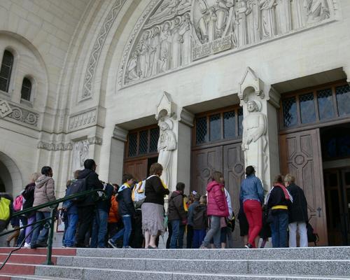 La visite de la basilique