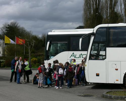 le départ des bus