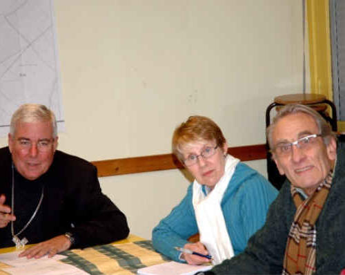 Mgr avec Françoise et Paul