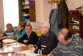 Michel, Françoise, Claude, Michel et Xavier