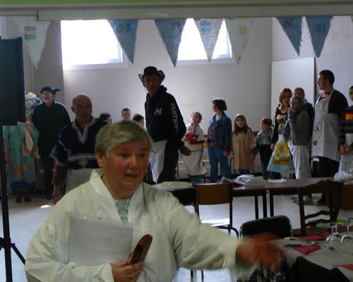 Christiane, responsable ACE
organisatrice du repas et du voyage à Lourdes