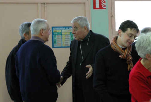 Arrivée de Mgr Garnier
