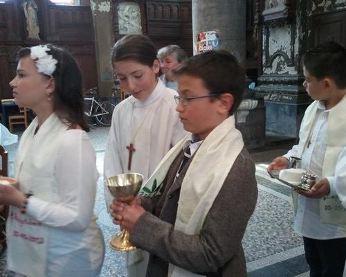 La procession des offrandes