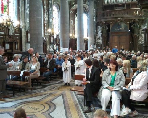 La procession des offrandes
