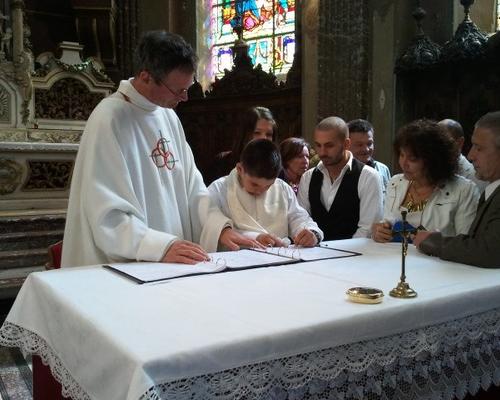 Le moment des signatures