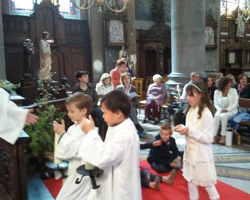 La procession des offrandes