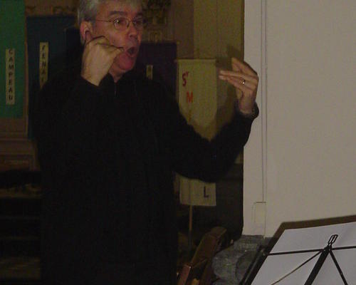Le chef de choeur