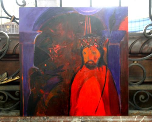 Jésus couronné d'épines