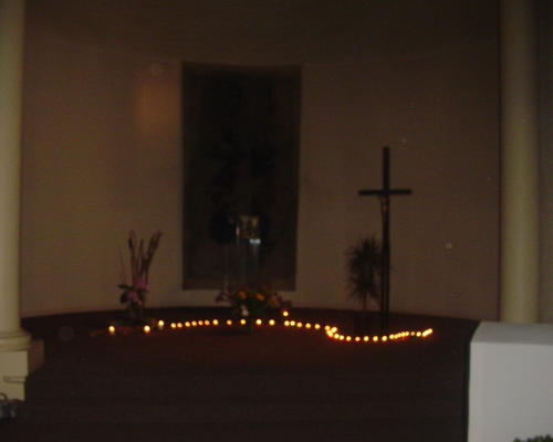 Dans la chapelle
