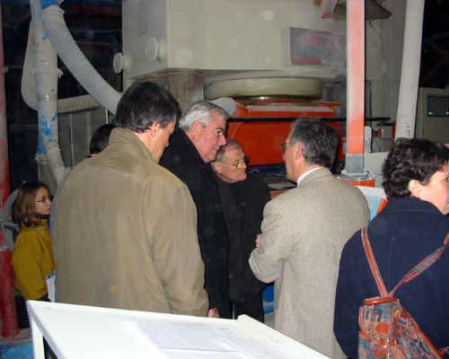 M. Pedinotti présente la chaine de production