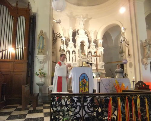 Hergnies : messe des caté'