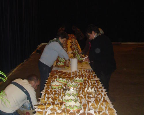 Préparation des galettes