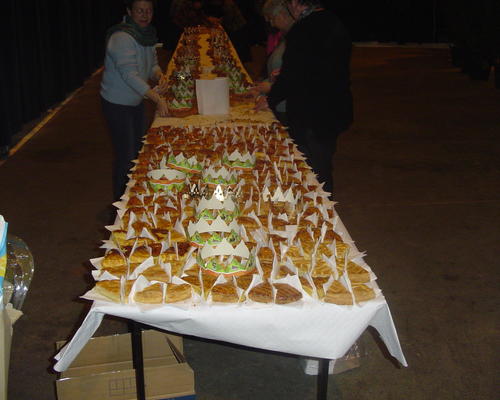 Préparation des galettes