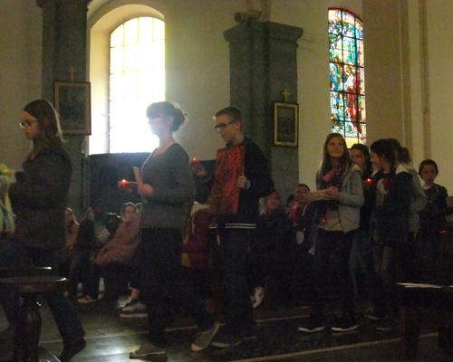Hergnies : messe des caté'