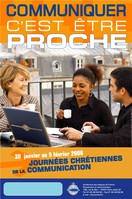 affiche de la journ&eacute;e Chr&eacute;tienne de la communication 2006