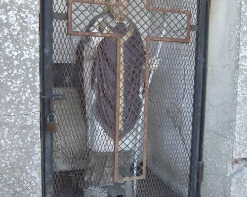 Un arrêt devant la chapelle dédiée à St Callixte