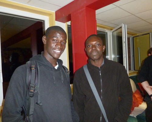Fraîchement arrivés, Ousmane et Ibrahima.